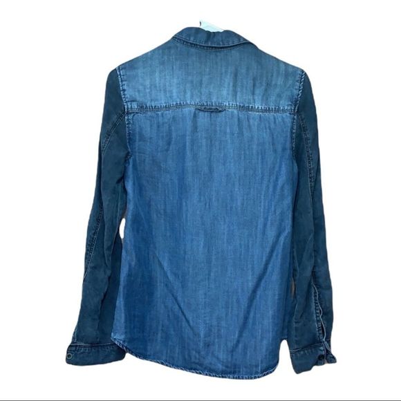 SzXS Bella Dahl Denim Button Down Shirt - Picture 4 of 5